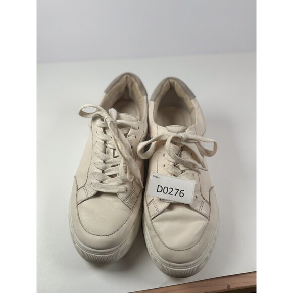 Birdies Womens Shoes Beige The Cardinal Seashell Leather Casual Sneakers US 9 - Picture 10 of 10